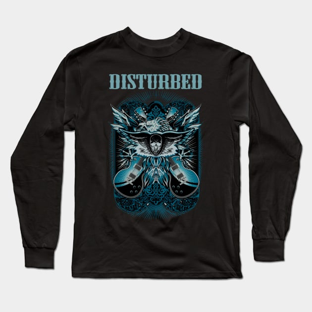 DISTURBED BAND Long Sleeve T-Shirt by Angelic Cyberpunk